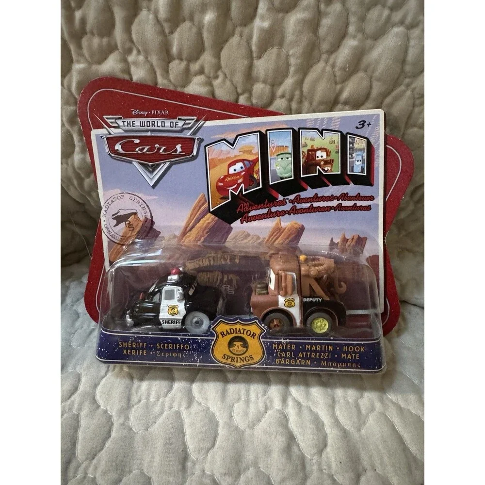 Disney Pixar Cars Mini Adventures Sheriff & Deputy Mater Radiator Springs M1902